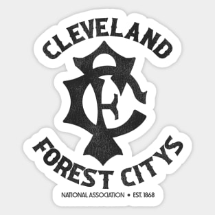 Defunct Cleveland Forest Citys Baseball Team Sticker